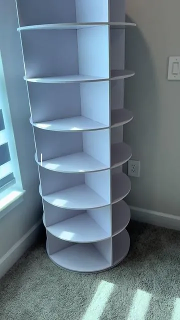 360 Rotating Shoe Rack Organizer 👟 Organizador giratorio que ahorra espacio y mantiene tus zapatos ordenados y a la vista. #ShoeRack #360Rotating #Organizer #HomeStorage #tiktokshopbacktoschool 
