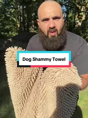 Fastest and best way to dry your dogs after a shower or play in the lake! #shammy #dryingtowel #dogtowel #tiktokshopcreatorpicks #TikTokshopbacktoschool 