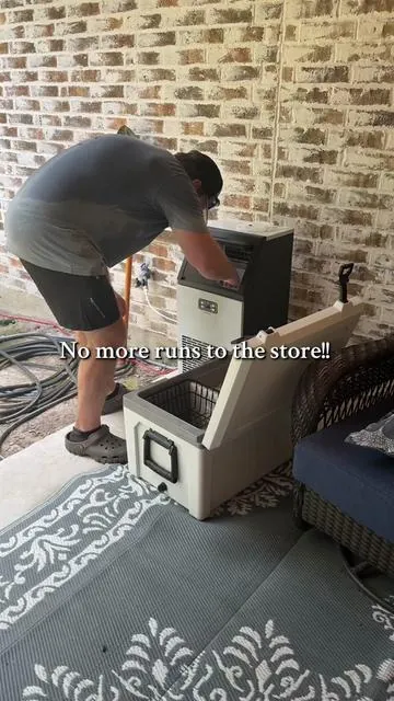 An investment that saved us so much time and money!! This ice machine makes 100 pounds in 24 hours!! #tiktokshopcreatorpicks #falldealsforyou #TikTokShopBacktoSchool #icemaker #icemachine @Cowsar Appliance 