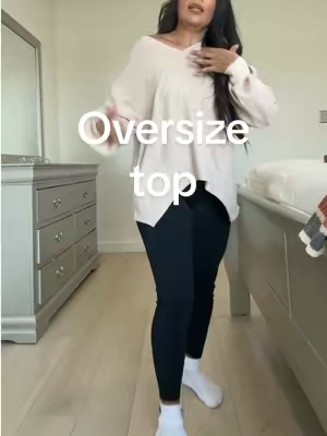 Catch me in oversize tops and leggings all fall🍂🍁#dokotoo#dokotoofashion#fyp#fallfashion#fallootd#overisize#oversized#oversizedshirt 