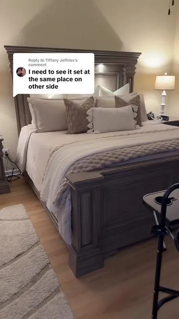 Replying to @Tiffany Jeffries I hope this helps! This oversized comforter set gives me plenty of length on each side! #comforterset #comforter #bedding #beddingsets #cozybedroom #cozyvibes 