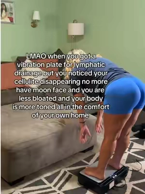 You gotta stop the excuses. This is such an easy and simple low impact workout to do at home❤️  ##merach##vibrationplateworkout##merachvibrationplate##lymphaticdrainage##curvedvibrationplate