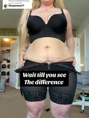 Replying to @Motomama85backupaccount this one !!! #shapewear #shapeweargirl #shapellxshapewear #apronbelly #curvyfashionblogger 