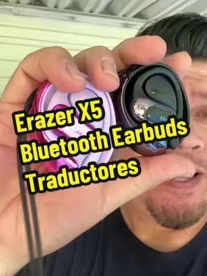 Audífonos Traductores Bluetooth Earbuds Wireless Over the Ear Erazer X5 #audifonostraductores #wirelessearbuds #erazerx5 #audifonosbluetooth #bluetoothearbuds  