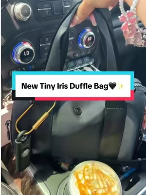 Just Perfect 🖤#tinydufflebag #dufflebag #cutedufflebags #irisandrainbow #girlythings 