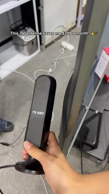 HD 1080P 4K Long Range Digital TV Antenna with HDTV Coverage 📡📺 #antenna #tv #hd #4k #tiktokshopblackfriday                                                