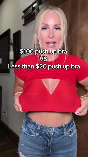 Literally the best push up bra and this red is soooo pretty @OEAK-Bras #pushupbra #wirelessbra #tshirtbra #supportivebra 
