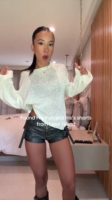 I did the work for us 🤎🤎  #microshorts #OOTD #edikted #leathershorts #outfitinspo @Edikted 