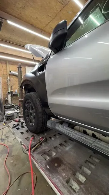 Save a 900 dollar door with a 200 dollar tool that I’ve used many times has more then paid for itself #autobody #vevor #bodyshop #paintersoftiktok #smallbusiness 