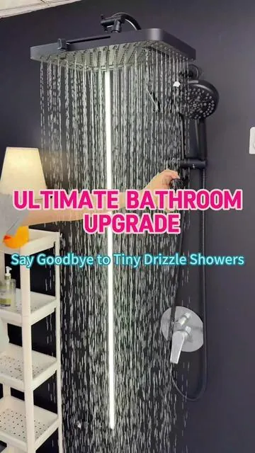 Ultimate Bathroom Upgrade hashtag#TikTokShopBacktoSchool #shower #showertiktok #bathroomdecor  #bathroom #bathroomremodel #bathroomdesign  #hotelroom #homestyle #cleantok #cleantiktok #washing  #foryou #fypage #cleaning #bodycare #life #share #lifestyle  #healthy #homeproject #foru #lifeisgood #lifeathome