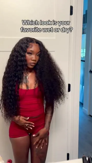 @oqhairshop 7x5 lace water wave glueless wig >>> 😍😍😍 #oqhair #gluelesswig #waterwavewig 
