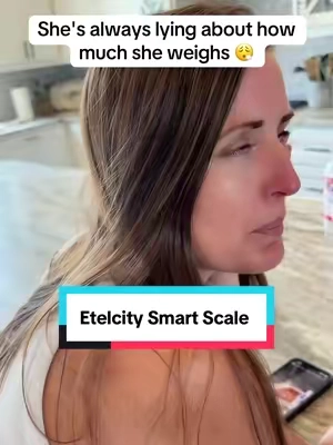 Now she can track all of her summer progress into the winter #digitalscale #smartscale #scale #fitnessjourney #healthylifestyle 