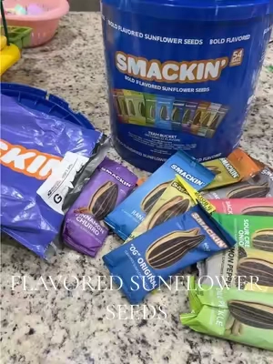 From BBQ to Cinnamon Churro 🤯 this sampler pack has every flavor you could dream of. Snack upgrade unlocked! #SnackTok #FoodieFinds @SMACKIN’ Sunflower Seeds @Smackin’ Seeds Official #sunflowerseeds 