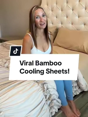 Some sizes have been restocked!!  See what all the fuss is about!!  #bamboosheets #trendingproduct #sheets #sheetset #coolingsheets 