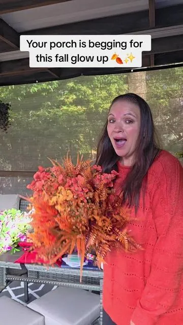 These gorgeous fall flowers are the viral secret everyone’s using to make their space cozy & stunning. Indoors or outdoors—they look so real it’s unreal! Don’t wait—they’re going FAST! #falldealsforyou #fallhomedecor #tiktokshopcreatorpicks #flowers #patiomakeover 