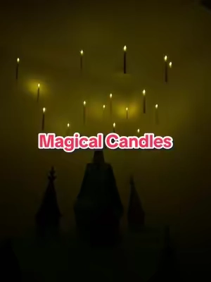 These Candles is so magical #magicalwand #harrypottertiktok #halloweencandle #hangingcandles #magiccandles #halloween #halloweendecor #tiktokshopcreatorpicks 
