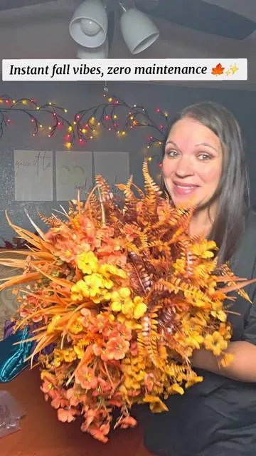 These full + gorgeous fall flowers never fade, look stunning in every space, and are selling out FAST. Perfect for porch, patio, or indoors—fall decor made EASY! 🛒 #fall  #falldecor #porchdecor #patiodecor #fallhomedecor @YSM SHOP 
