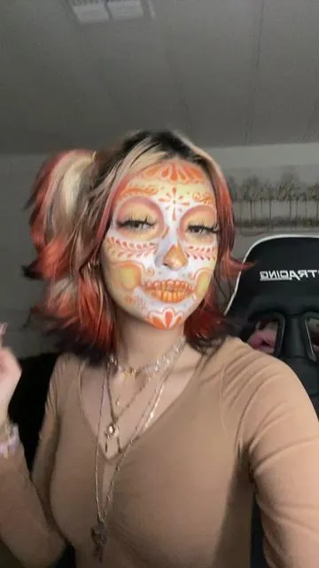 🧡|| #catrina #creativemakeup #diademuertos#feelingirlshapewear #feelingirl 