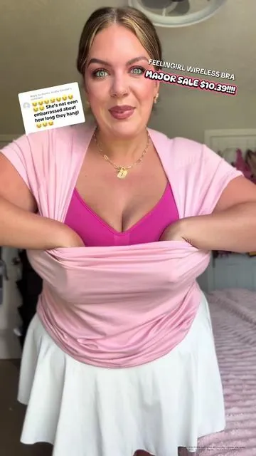 Replying to @𝓓𝓸𝓻𝓲𝓼 𝓐𝓿𝓲𝓵𝓪-𝓒reator @FeelinGirl LLC is craaaazyyy for dropping the price on these!! #feelingirl #feelingirlshapewear #feelingirlbra #brareview #feelingirlbodysuit 