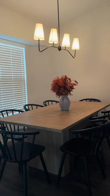 Replying to @Emily my favorite piece of furniture that we own 😍🏡 #diningroom #table #diningtable #furniture #homedecor #newhome #kitchen #tiktokshopcreatorpicks 