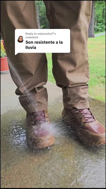 Replying to @sujeysalas7  Estas botas tácticas de grado miliar son impermeables, perfectas para trabajar en exteriores como en interiores, tienen una zuela antideslizante y punta resistente a impactos @NORTIV 8 #botastacticas #waterproof #workboots #outdoors #botasdetrabajo 