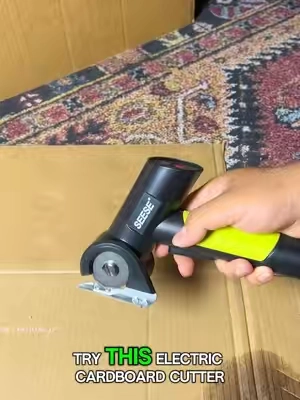 No more cut fingers or ripped packaging—safe and simple! #electriccutter  #cardboardtool  #boxcutterupgrade  #movingessentials #tiktokmademebuyit  #lifehacks  #homeessentials  #movingtips  