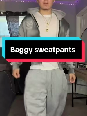 Actual baggy sweatpants that are affordable #sweatpants #baggysweats #baggyclothes #streetwear #outfitinspo 