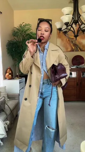 Uuugh This is trench is too good! 🤏🏾💖 #trench #jacket #coats #trenchcoat #trenchcoats
