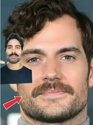 How To Get The Henry Cavill Mustache and Stubble Beard Look by using a beard trimmer #mustache #beard #stubble #beardtrim #shave 
