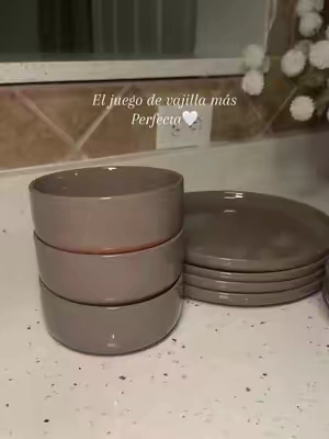 Hermosa juego de vajilla 🥰 me encantó mucho la calidad ✨@MALACASA #malacasa #dinnerware #dinnerwareset #platos #vajilla 