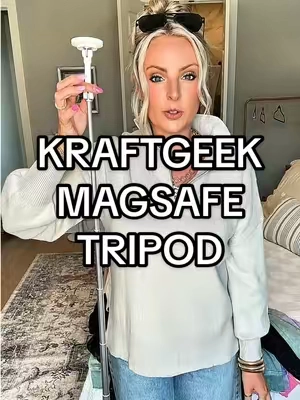 @KraftGeek magnetic tripod is THE only way to go! No kore fighting with those freaking clamps! This is my second tripod from kraftgeek and only got this one as an upgrade! If you are doing ANY content creation as a tiktok shop affiliate this is a must have. #kraftgeek #tiktokshopaffiliate #tiktokshoppilotprogram #contentcreator #tiktokshoptips 