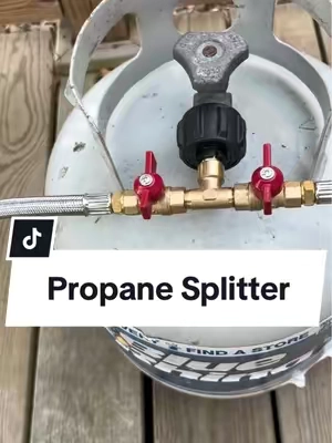 Propane Tank Splitter #propanetank #bbq #grillmaster #campinghacks #tiktokshopcreatorpicks 