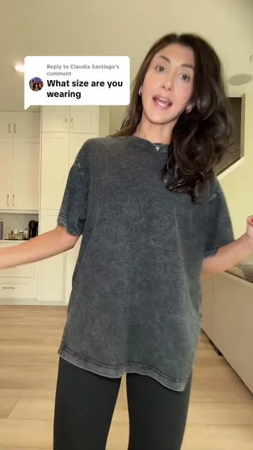 Replying to @Claudia Santiago I grabbed them in my true size! #oversizedtshirt #acidwashtshirts #cutetshirts 