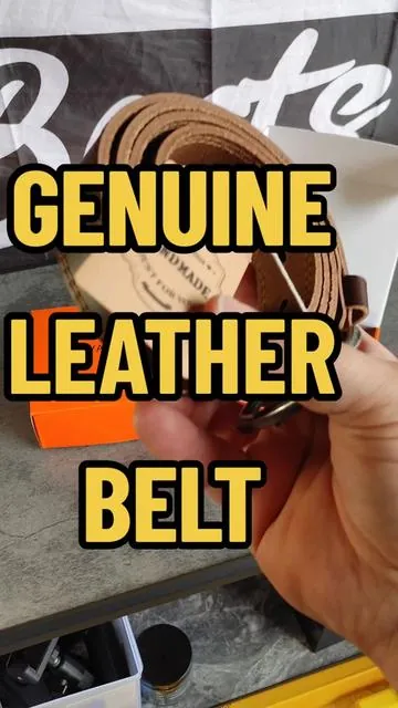Genuine leather belt for men #genuineleather #leatherbelt #mensfashion #leather #leathercraft  