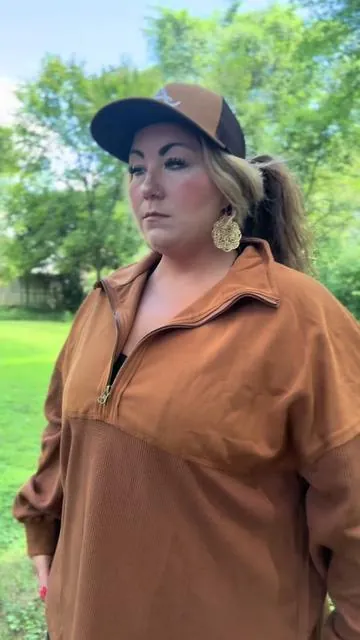 This color is a 10/10 for fall. This is my second color in this pullover. It’s such a perfect, flattering option for fall! I’m in a XXL for reference! #fallfashion #fallvibes #falloutfits #tiktokshop #tiktokshopaffiliate 