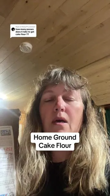 Replying to @Chewy77 with this mill 20 seconds is all you need to make the perfect cake flour using soft white wheat berries. Makes the best cakes and pastries you will ever taste! #baking #healthylifestyle #healthyeating #healthyeatingtips #healthyeatinghabits 
