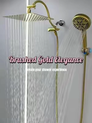 Brushed Gold Elegance #videowave #shower #showertiktok #bathroomdecor  #bathroom #bathroomremodel #bathroomdesign  #hotelroom #homestyle #CleanTok #cleantiktok #washing  #foryou #fypage #cleaning #bodycare #life #share #Lifestyle  #healthy #homeproject #foru #LifeIsGood #lifeathome