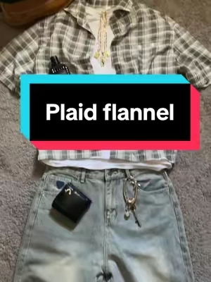 Clean flannel button up for any outfit #flannel #buttonup #baggyclothes #streetwear #outfitinspo 