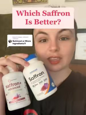 Replying to @Golden_afterall here’s the difference between the two most popular saffron supplements! #saffron #holistichealth #womenshealth #tiktokshoplabordaysale #StressRelief 