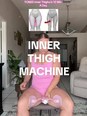 No more chub rub between the legs 🤣 #thighmaster #innerthighexercise #homeworkout #fitmom #tiktokshoplabordaysale 