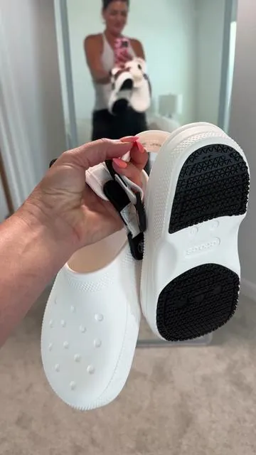 Finally… a Croc you can actually wear to work. The Crocs Classic Work Clog is slip resistant, waterproof, and built for long shifts on your feet. #crocs #workcrocs #slipresistant #tiktokshoplabordaysale #tiktokshopcreatorpicks 