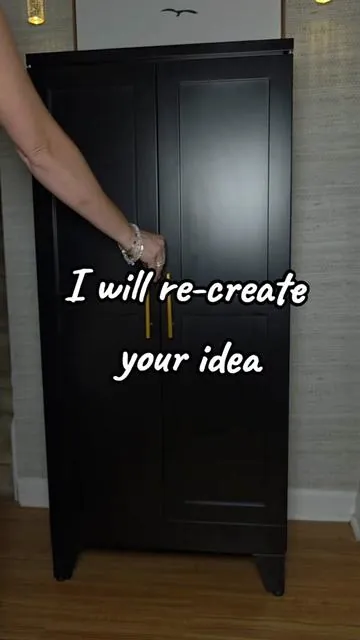 give me your ideas for this metal pantry and i will recreate your idea! #pantry #furniture #shelving #organization 