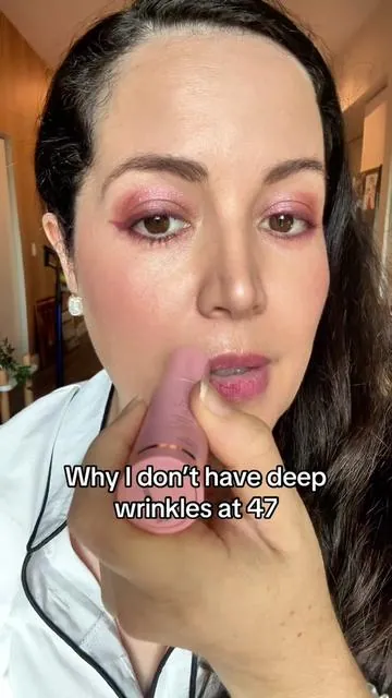 A 7 step skincare system in one stick! Love this Salmon PDRN Wrinkle Bounce Balm from @KAHI US  #matureskin #skincareover40 #over40skincare #pdrn #wrinklebouncemultibalm 
