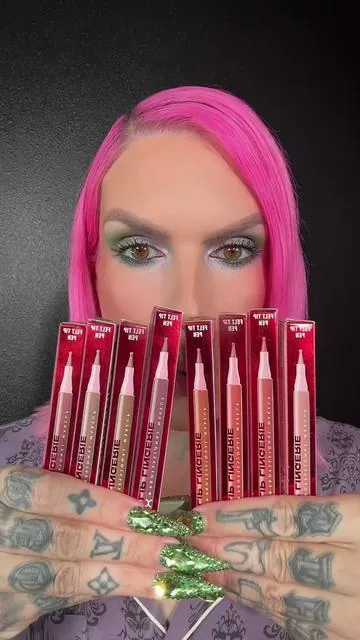 Are the NEW viral @NYX Professional Makeup lip lingerie liner stains Jeffree Star Approved?! 🤯 #makeupreview #jeffreestar #nyxcosmetics #lipstain #BeautyTok 