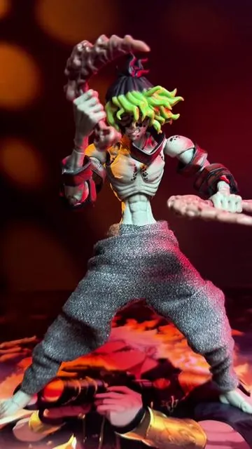 How to make this awesome Gyutaro figure from Demon Slayer ⚔️👺 #demonslayer #kimetsunoyaiba #gyutaro #howto 