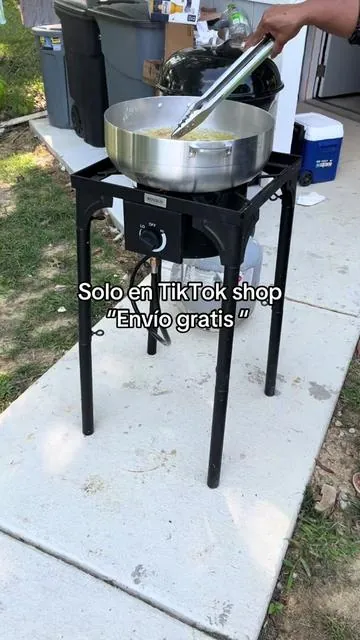Lo encuentra acá en TikTok shop , envío gratis y un súper precio ! #tiktokshop #cocina #fyp #gaspropano #pescadofrito 