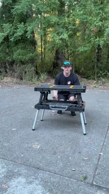 man this thing is a beast #worktable #sawhorse #bluecollar #tiktokshopcreatorpicks #tiktokshoplabordaysale 