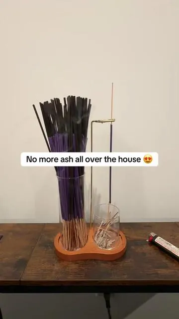 All the scent none of the mess 🥰 #incense #homedecor #homemaker #incenseholder 
