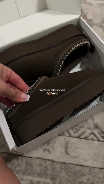 fall shoes 🤎 #platformslippers #fallshoes #slippers #fyp #ttshopdeals 
