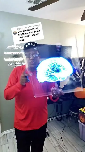 Replying to @maebe40  Load Your Own, Logos, Videos, Pictures, Text Images, Or Even Play MOVIES On the 3d Hologram Fan! Now On FLASH SALE! #3dhologramfan #hologramfan #display #techgadgets #cooltech 